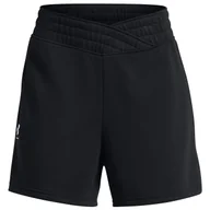Spodnie sportowe damskie - Szorty damskie Under Armour Rival Terry Short Rozmiar: M / Kolor: czarny - miniaturka - grafika 1