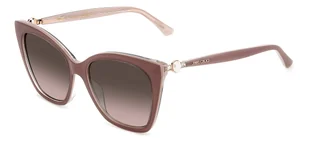 Okulary JIMMY CHOO RUA-G-S-Y9A. Okulary przeciwsłoneczne, Kolor różowy. Kobieta. - Okulary przeciwsłoneczne - miniaturka - grafika 1