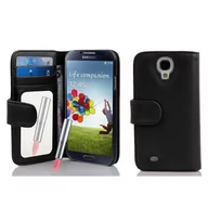 Etui i futerały do telefonów - Etui Samsung Galaxy S4 Pokrowiec w LAWA - CZARNY Pokrowiec Ochronny Obudowa Case Cover Cadorabo - miniaturka - grafika 1