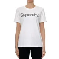 Koszulki i topy damskie - Koszulka damska Superdry Logo klasyczna -L - miniaturka - grafika 1