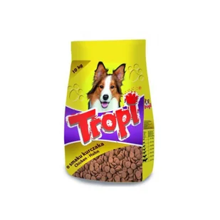 Karma Sucha Dla Psa Tropi Drobiowa Z Kurczakiem 10 Kg - Sucha karma dla psów - miniaturka - grafika 1
