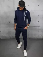 Dresy męskie - Dres męski granatowy Dstreet AX0682-M - miniaturka - grafika 1