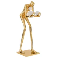 Lampy stojące - Lampa podłogowa do salonu WOMAN DN433-F gold Step kule designerska złoty - miniaturka - grafika 1