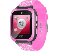 Smartwatch - KiDiZ Fiber 2G Różowy - miniaturka - grafika 1