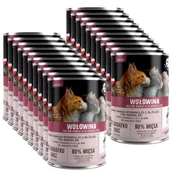 Mokra karma dla kotów - PetRepublic kawałki w sosie z wołowiną 20x400g dla kota - miniaturka - grafika 1