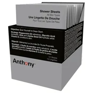 Kosmetyki do demakijażu - Anthony Shower Sheets Demakijaż 12 ct - miniaturka - grafika 1