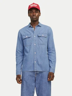Jack&Jones Koszula jeansowa Travis 12269262 Niebieski Comfort Fit - Koszule męskie - miniaturka - grafika 1