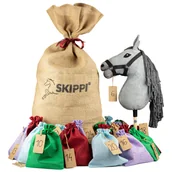 Księgarnia OUTLET - Kalendarz Adwentowy Hobby Horse - The Best of Skippi - od mikołajek - szary - miniaturka - grafika 1