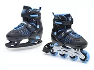 Rolki - SMJ sport 2w1 łyżwy + rolki regulowane sport JACK - miniaturka - grafika 1