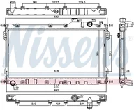 Części motocyklowe - NISSENS Chłodnica, układ chłodzenia silnika NISSENS 68559 68559 - miniaturka - grafika 1