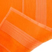 Ręczniki - Ręcznik kąpielowy 50x90 z naturalnym włóknem bambusowym kolor pomarańczowy - miniaturka - grafika 1