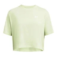 Koszulki sportowe damskie - Koszulka damska Under Armour Boxy Crop Logo - miniaturka - grafika 1