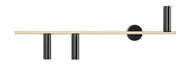 Lampy ścienne - Aldex TREVO 3 BLACK BRASS 1083Y40 kinkiet 3x35W/GU10  IP20 - miniaturka - grafika 1