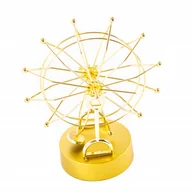 Dekoracje domu - Kołyska Newtona Diabelskie Koło Złote Wahadło - miniaturka - grafika 1