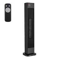 Ogrzewanie przenośne - Termowentylator z pilotem, obrotowy, 2000 W, 76,5 cm, czarny, NTH20-22GR, Midea - miniaturka - grafika 1