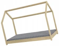 Łóżeczka i kojce - Łóżeczko domek 80x160 E6-A01 - miniaturka - grafika 1