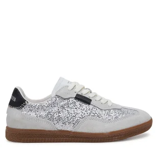Sneakersy Steve Madden Emporia SM11003419 Srebrny - Sneakersy damskie - miniaturka - grafika 1