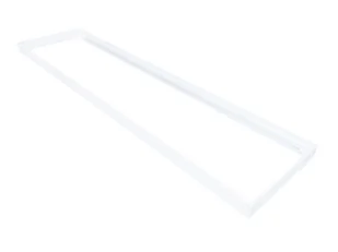 Ramka do panelu LED do kasetonu 120X30 - Aluminium - Biała - Lampy pozostałe - miniaturka - grafika 1