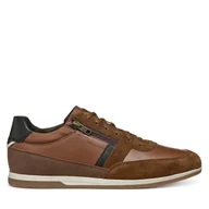 Sneakersy męskie - Sneakersy Geox U Renan U554GA 02285 C6003 Brązowy - miniaturka - grafika 1