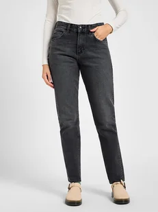 Lee Dżinsy - Tapered fit - w kolorze czarnym - Spodenki damskie - miniaturka - grafika 1