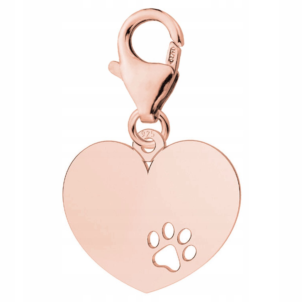 Zawieszka Pozłacana z Psią Łapką Odcisk Łapka Psa Kota Pupil Cat SREBRO 925