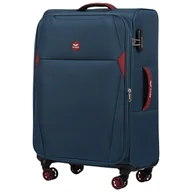 Walizki - Walizka miękka średnia DIPPER Wings 24" BLUE - miniaturka - grafika 1