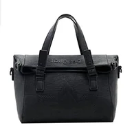 Torebki damskie - Desigual Damska torba Aquiles Loverty 2.0 1001 RAW, czarny, jeden rozmiar - miniaturka - grafika 1