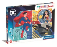 Puzzle - Clementoni Puzzle 3x48 Super Kolor DC Comics - - miniaturka - grafika 1
