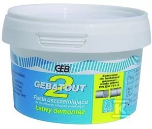 GEBATOUT 2 - Pasta uszczelniająca do instalacji wodnych i gazowych 200g - Kleje i inne preparaty budowlane - miniaturka - grafika 1