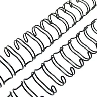 Okładki do laminatorów i bindownic - GRZBIET DRUTOWY do bindowania 1 1/4" czarny - miniaturka - grafika 1