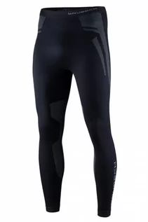 Spodnie sportowe męskie - Męskie legginsy termoaktywne Brubeck Dry - czarne - BRUBECK - grafika 1
