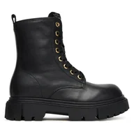 Buty dla dziewczynek - Trapery Elisabetta Franchi Lace-Up Bootie F4A5-E0411-1251 S Czarny - miniaturka - grafika 1