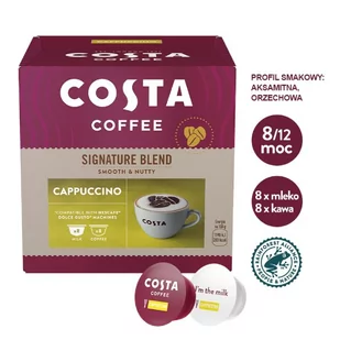 COSTA COFFEE Kawa w kapsułkach Costa Coffee Signature Blend Cappuccino kompatybilna z Dolce Gusto 16 szt 7488-uniw - Kawa w kapsułkach i saszetkach - miniaturka - grafika 1
