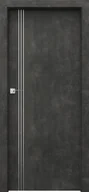 Drzwi wewnętrzne - Skrzydło Line B 1 Beton Ciemny - miniaturka - grafika 1