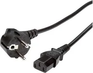 Kable komputerowe i do monitorów - Value Kabel zasilający powercord1.8 m black IEC320 EN60320C13 męskie - żeńskie CEE7/7 g (19.99.1018) - miniaturka - grafika 1