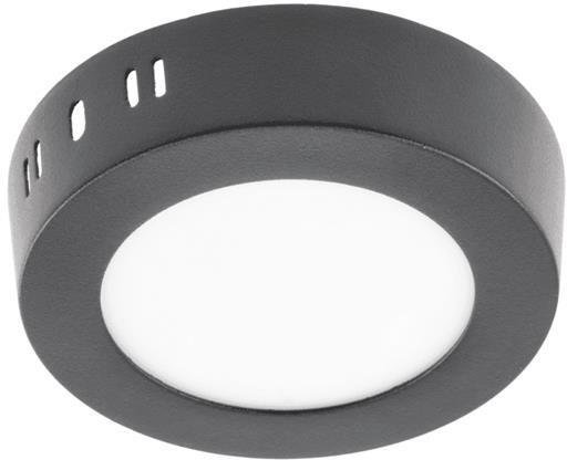 Lampa sufitowa GTV Oprawa LED natynkowa ORIS 7W IP20 3000K czarna