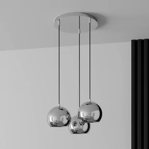 Luminex Żyrandol Cool chrome 3 503 - Lampy sufitowe - miniaturka - grafika 3