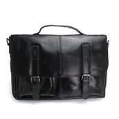 Teczki i aktówki - Skórzana teczka męska Bellugio - miniaturka - grafika 1