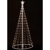 Ozdoby bożonarodzeniowe - Choinka zewnętrzna 220 LED Lumin ciepły biały 152 cm - miniaturka - grafika 1