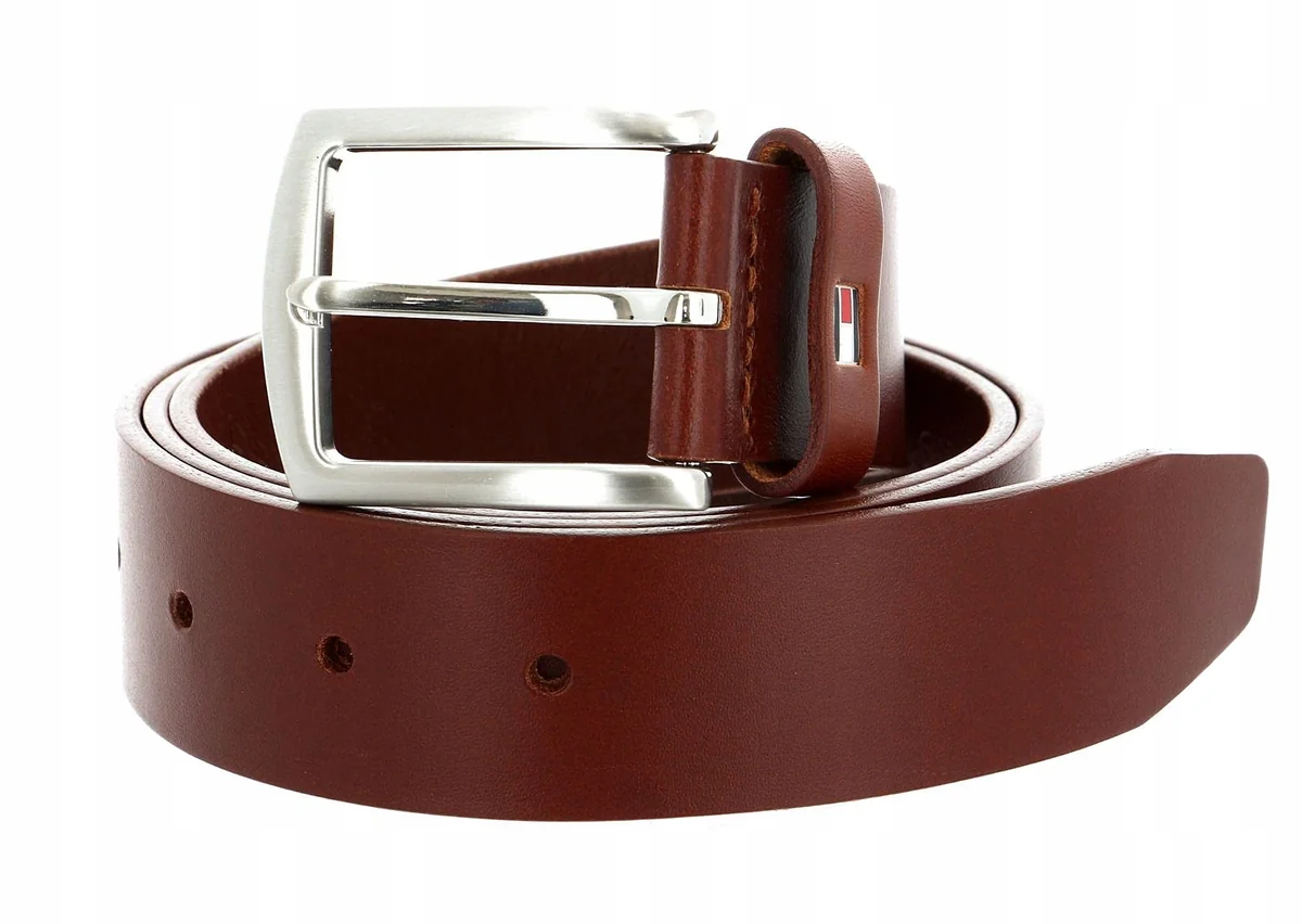 Skórzany Pasek Tommy HilfigerNew Denton Belt 3.5 ROZMIAR 100