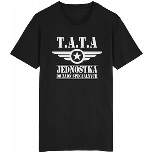 Tata Jednostka Do Zadań Specjalnych Koszulka Dla Taty Dzień Ojca Prezent - Koszulki męskie - miniaturka - grafika 1