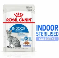 Mokra karma dla kotów - Royal Canin Indoor Sterilised w galarecie - 12 x 85 g - miniaturka - grafika 1