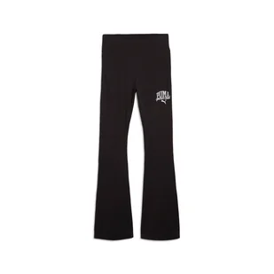 Damskie Legginsy PUMA PUMA CLASS HIGH-WAIST FLARED LEGGINGS 68503901 – Czarny - Legginsy - miniaturka - grafika 1