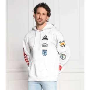 GUESS Bluza HEAVY FINCH WASHD PATCHES | Regular Fit - Bluzy męskie - miniaturka - grafika 1