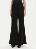 Spodnie damskie - ACCESS FASHION Spodnie palazzo 53-5136-117 Czarny Regular Fit - miniaturka - grafika 1