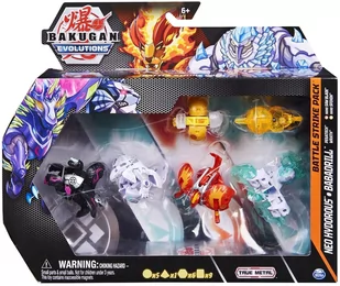 Bakugan Evolutions Battle Strike Pack 6 figurek i karty - Figurki dla dzieci - miniaturka - grafika 3