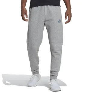Spodnie adidas Stadium Fleece Badge Of Sport Cuffed HP1949 - szare - Adidas - Spodnie męskie - miniaturka - grafika 1