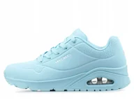 Sneakersy damskie - Buty damskie Skechers Uno Stand on Skech Air Sneakersy 73690-LTBL - miniaturka - grafika 1