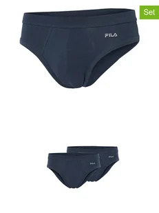 Fila Slipy (2 pary) w kolorze granatowym - Majtki męskie - miniaturka - grafika 1