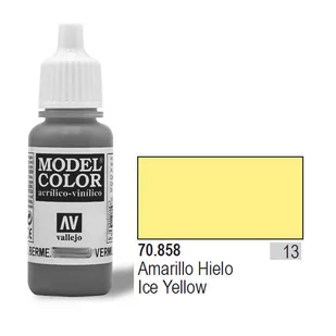 VALLEJO Farba Nr13 Ice Y ellow 17mlMatt - Akcesoria i części modelarskie - miniaturka - grafika 1